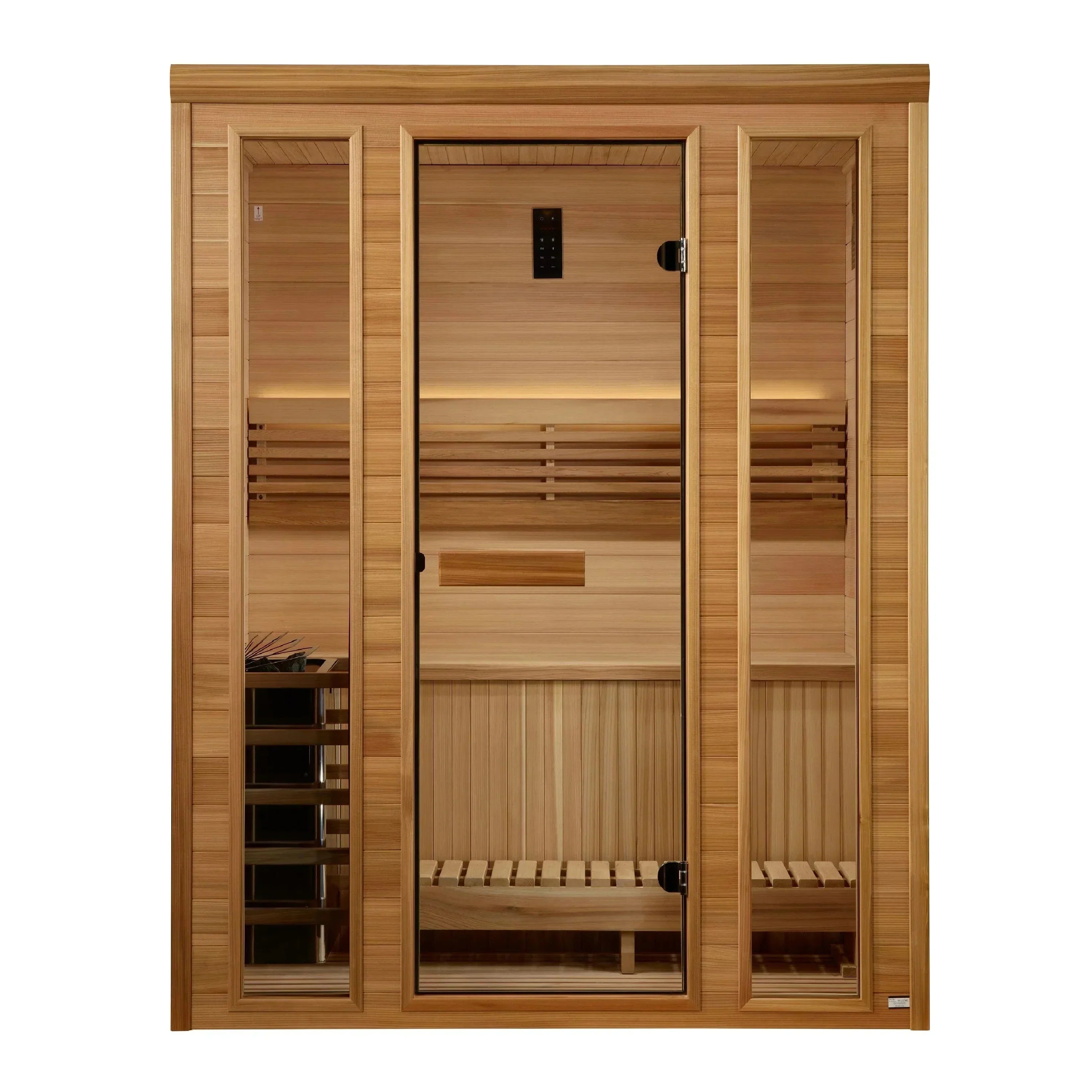 Golden Designs 2025 "Andermatt Edition" 3 Person Traditional Steam Sauna (GDI-7030-01)