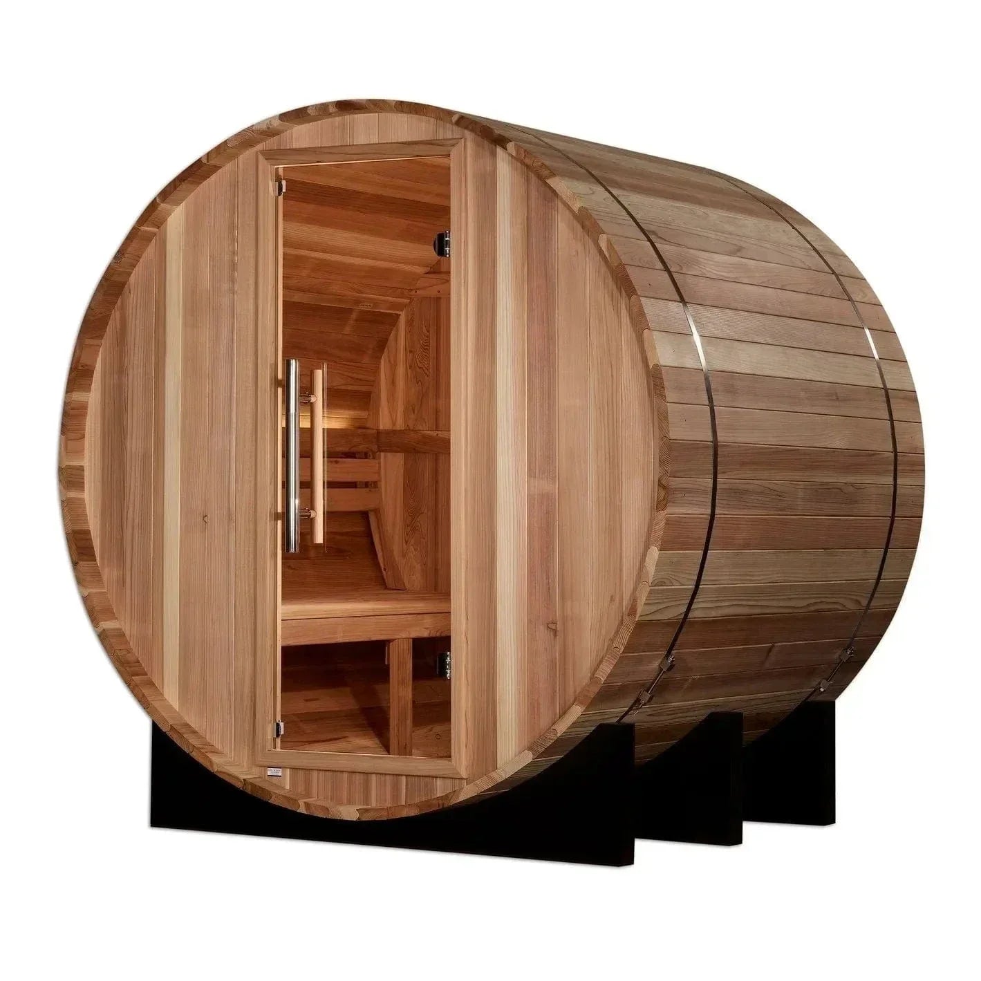Golden Designs "St. Moritz" 2 Person Barrel Traditional Sauna GDI-B002-01